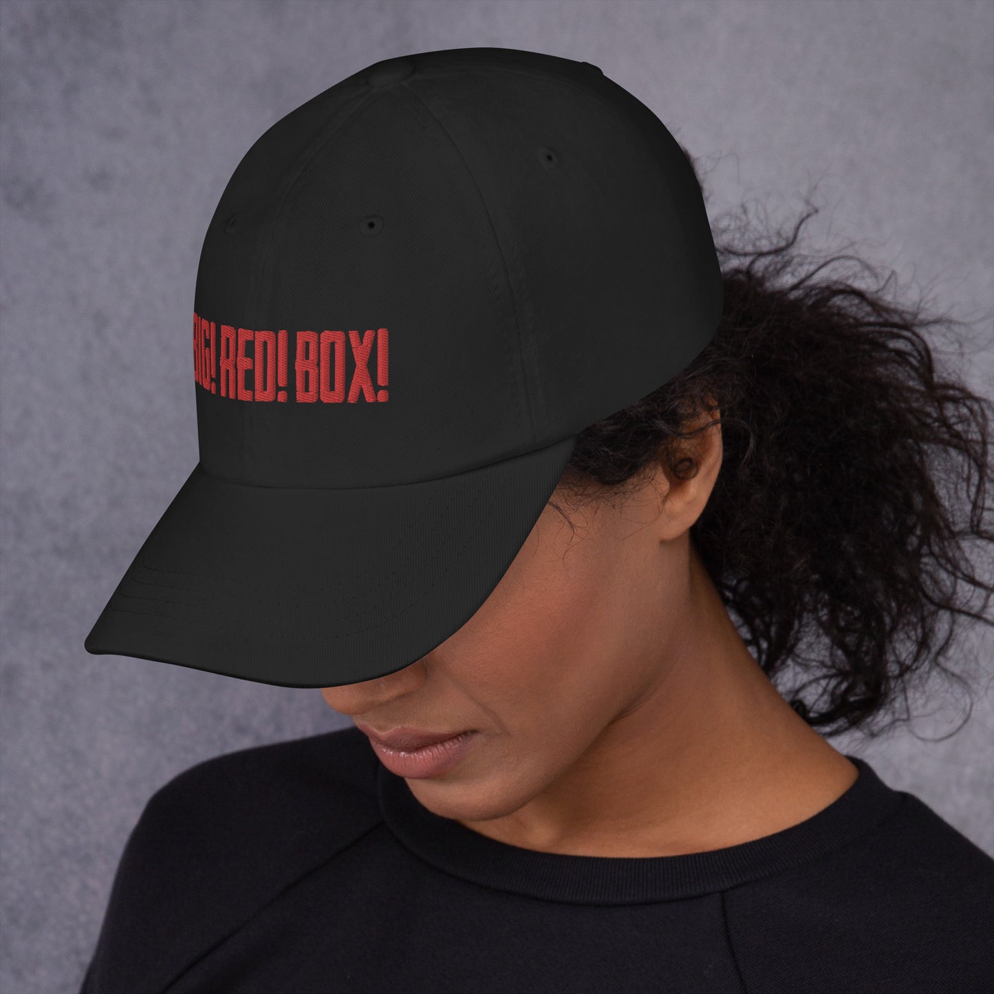 BIG! RED! BOX! dad hat