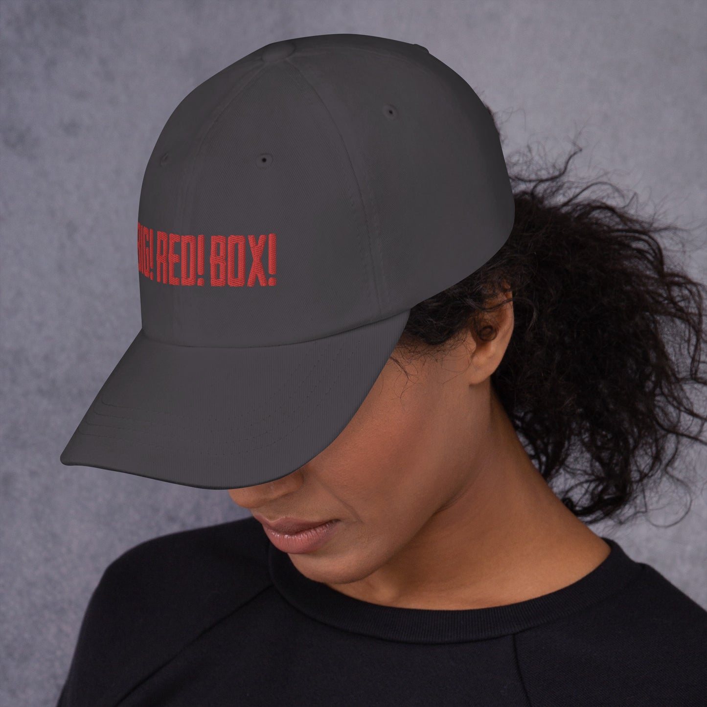 BIG! RED! BOX! dad hat
