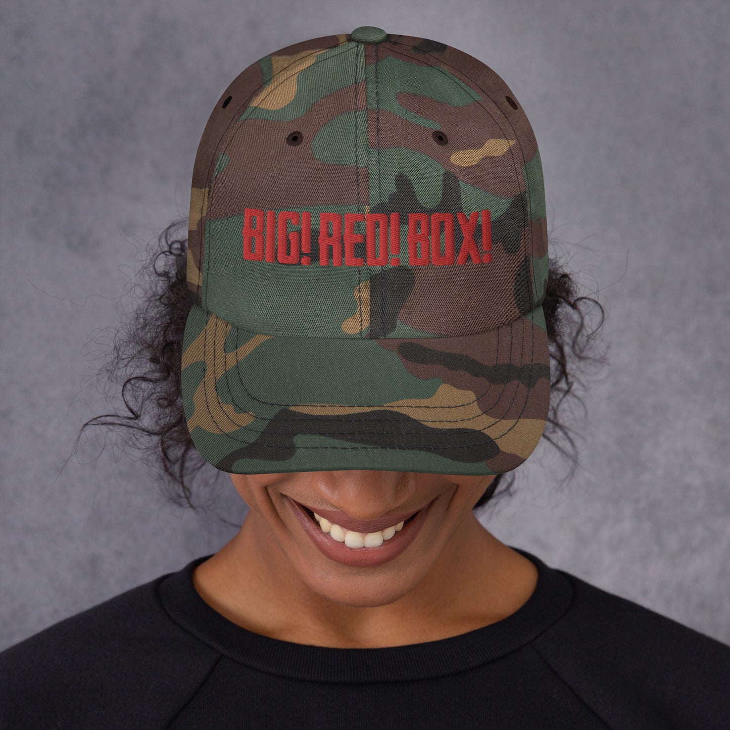 BIG! RED! BOX! dad hat