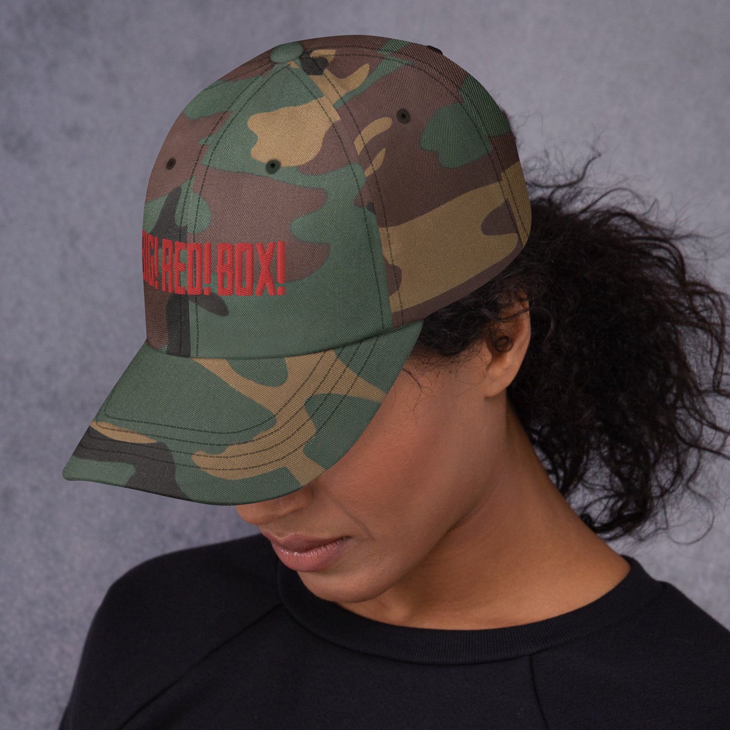 BIG! RED! BOX! dad hat