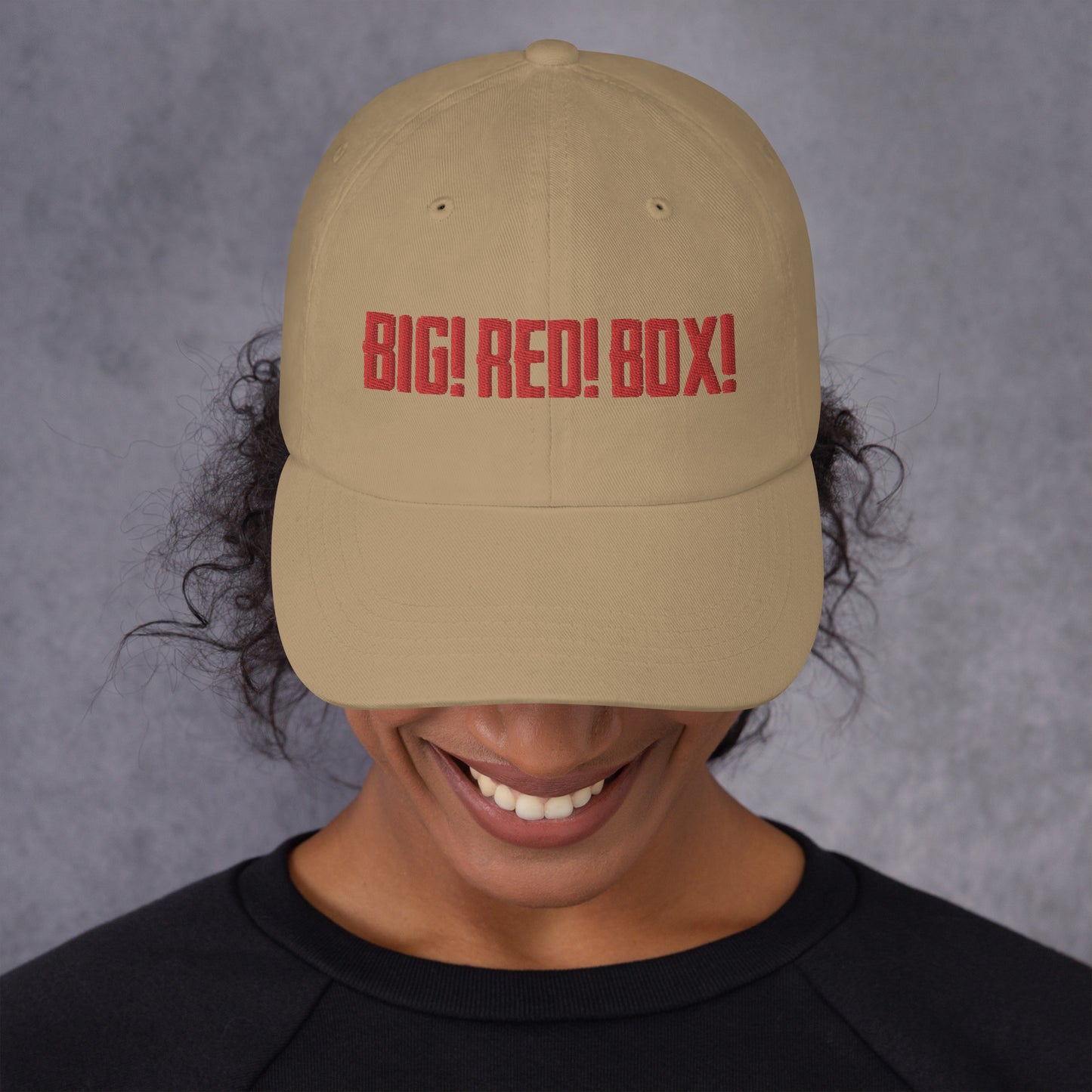 BIG! RED! BOX! dad hat
