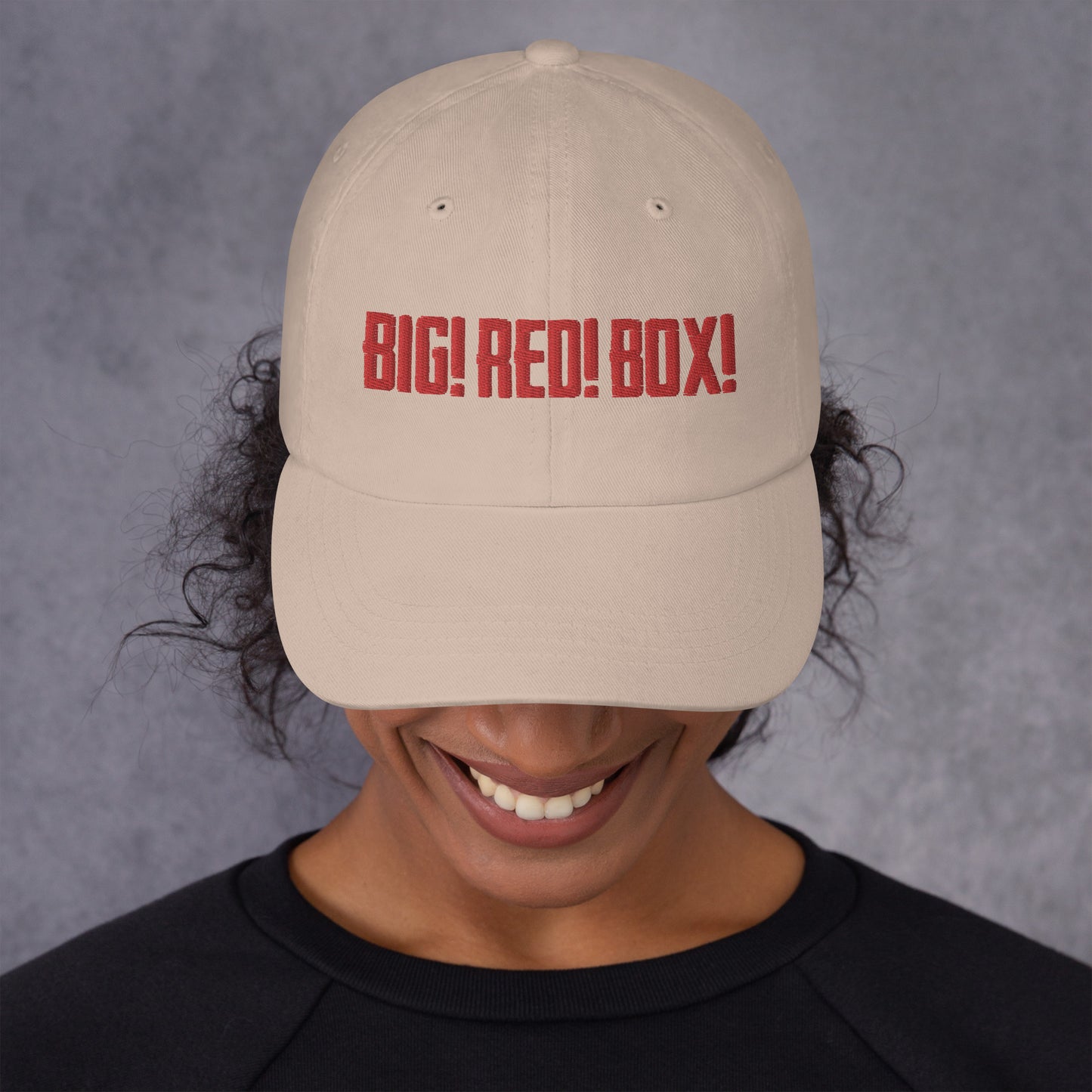 BIG! RED! BOX! dad hat