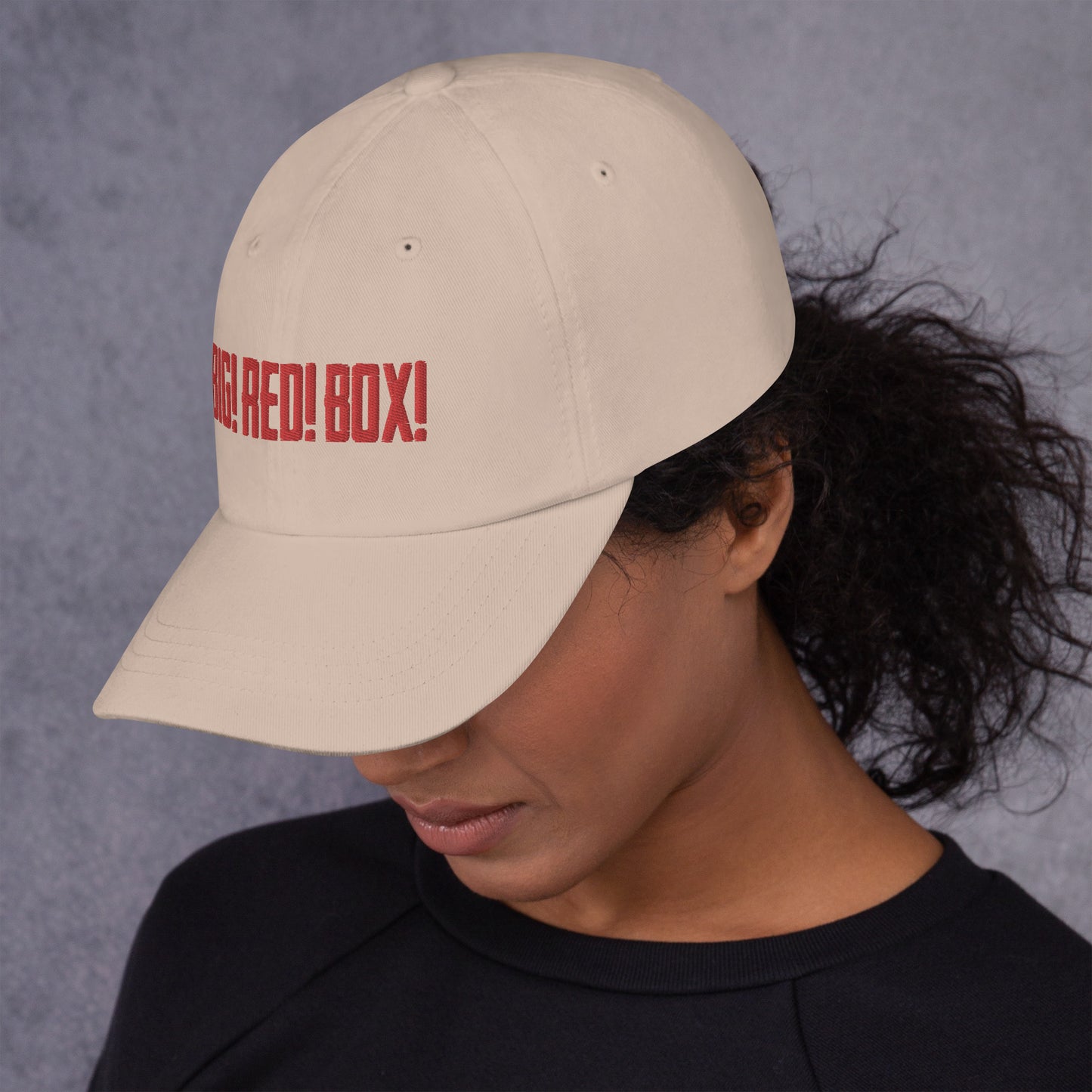 BIG! RED! BOX! dad hat