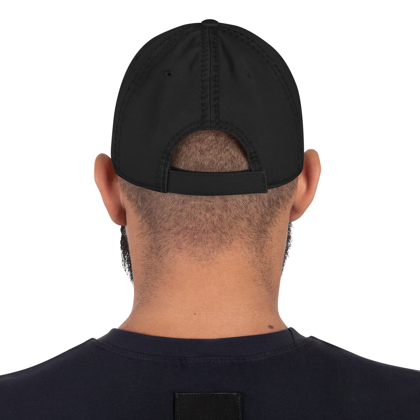 BIG! RED! BOX! distressed dad hat
