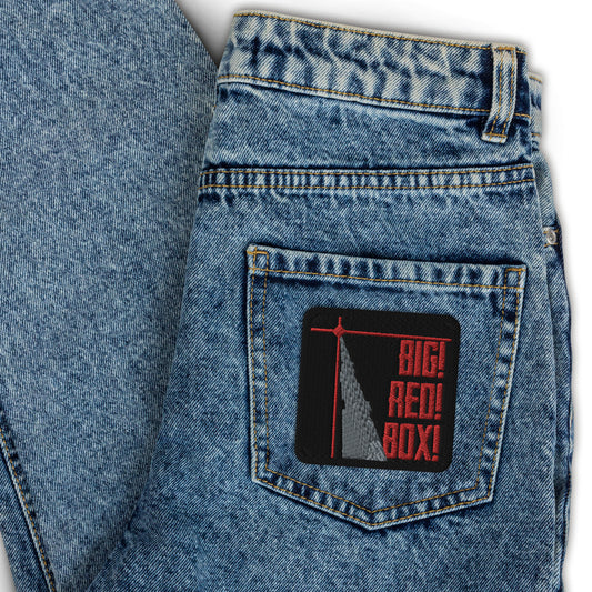 BIG! RED! BOX! "songs for sinners" embroidered patch