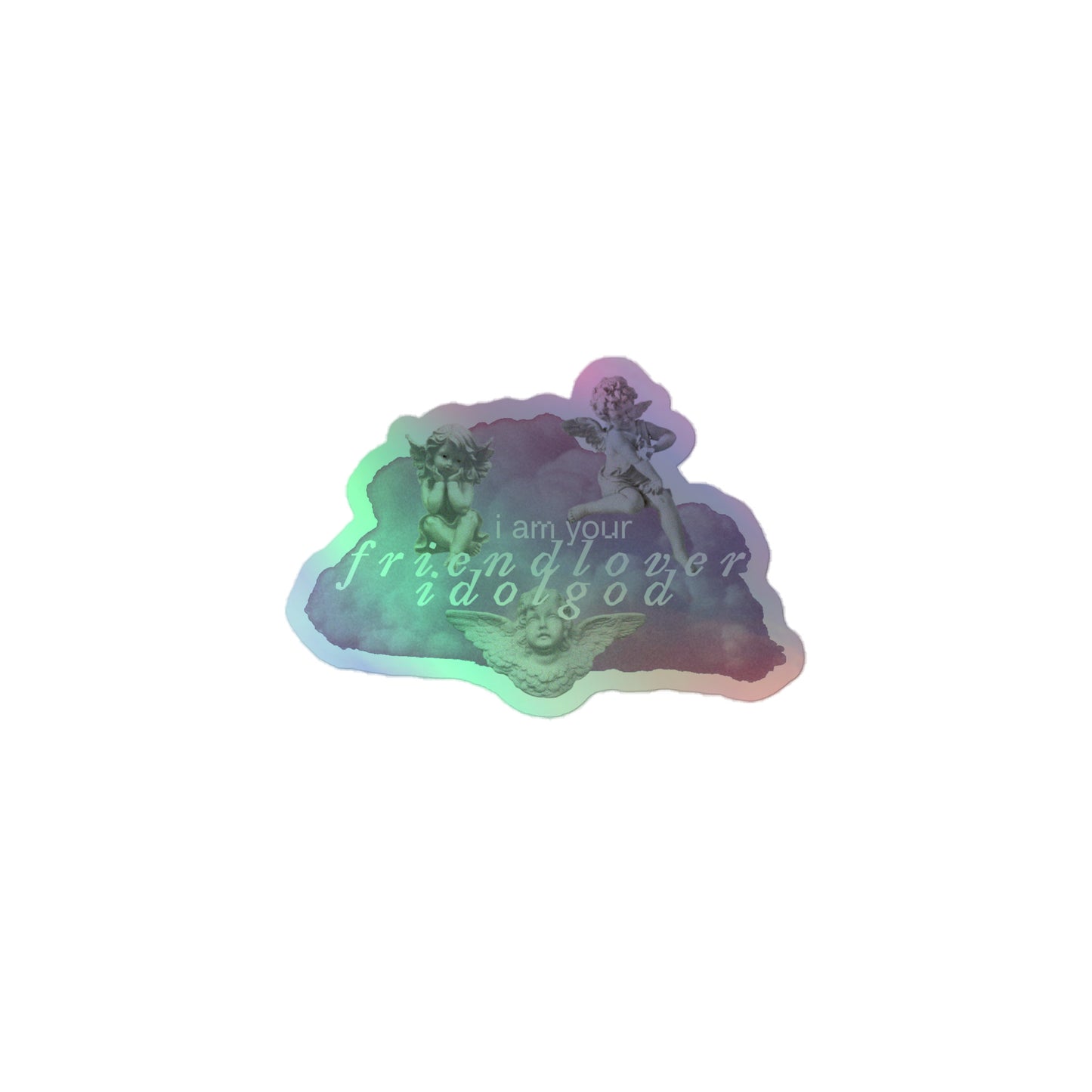 friendloveridolgod tati holographic stickers