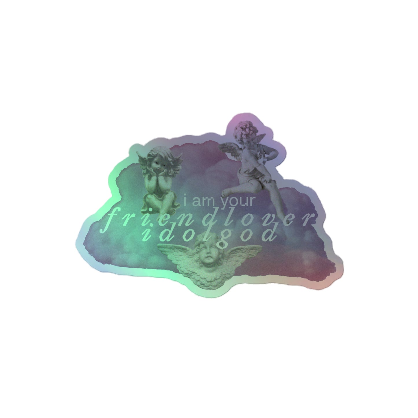 friendloveridolgod tati holographic stickers