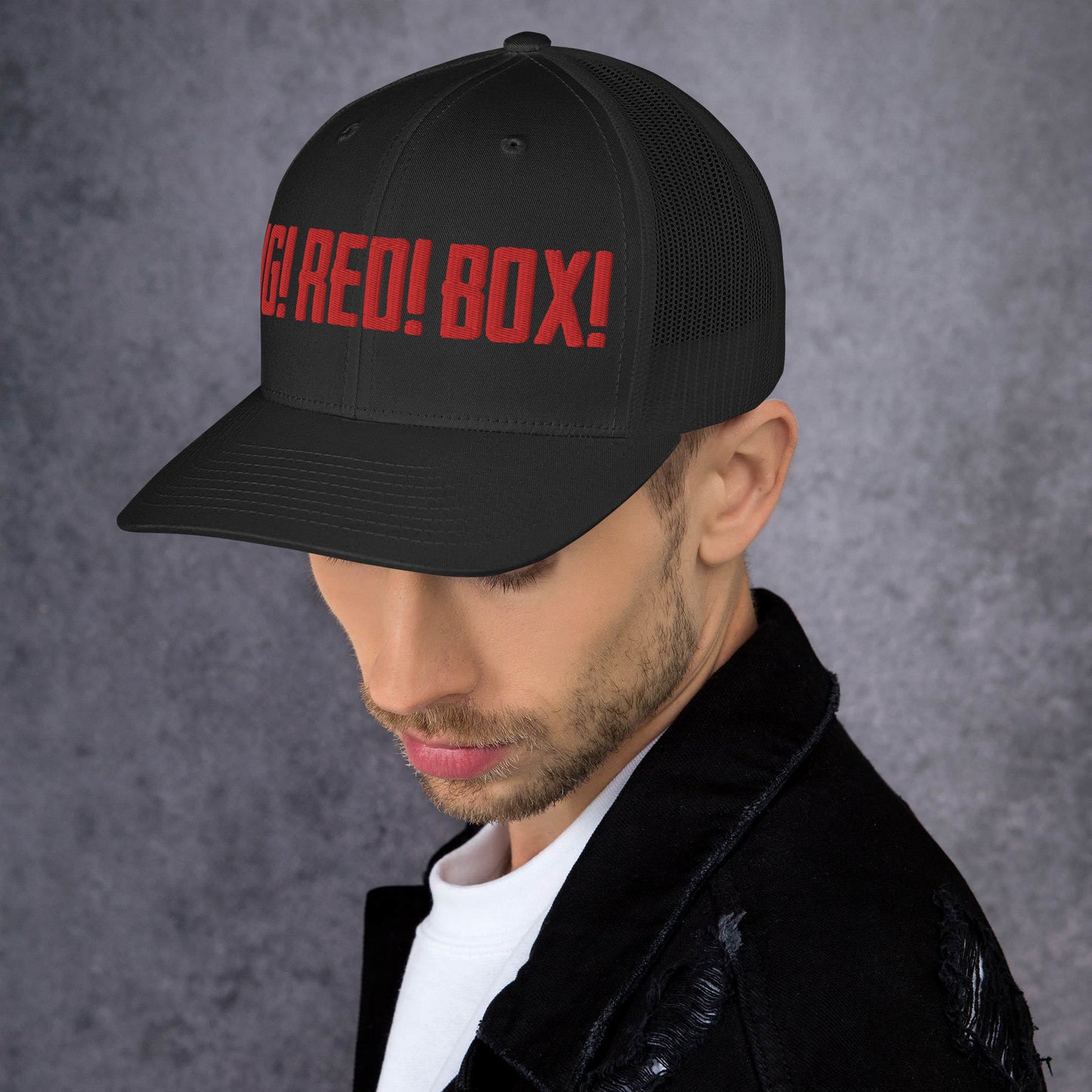 BIG! RED! BOX! trucker cap