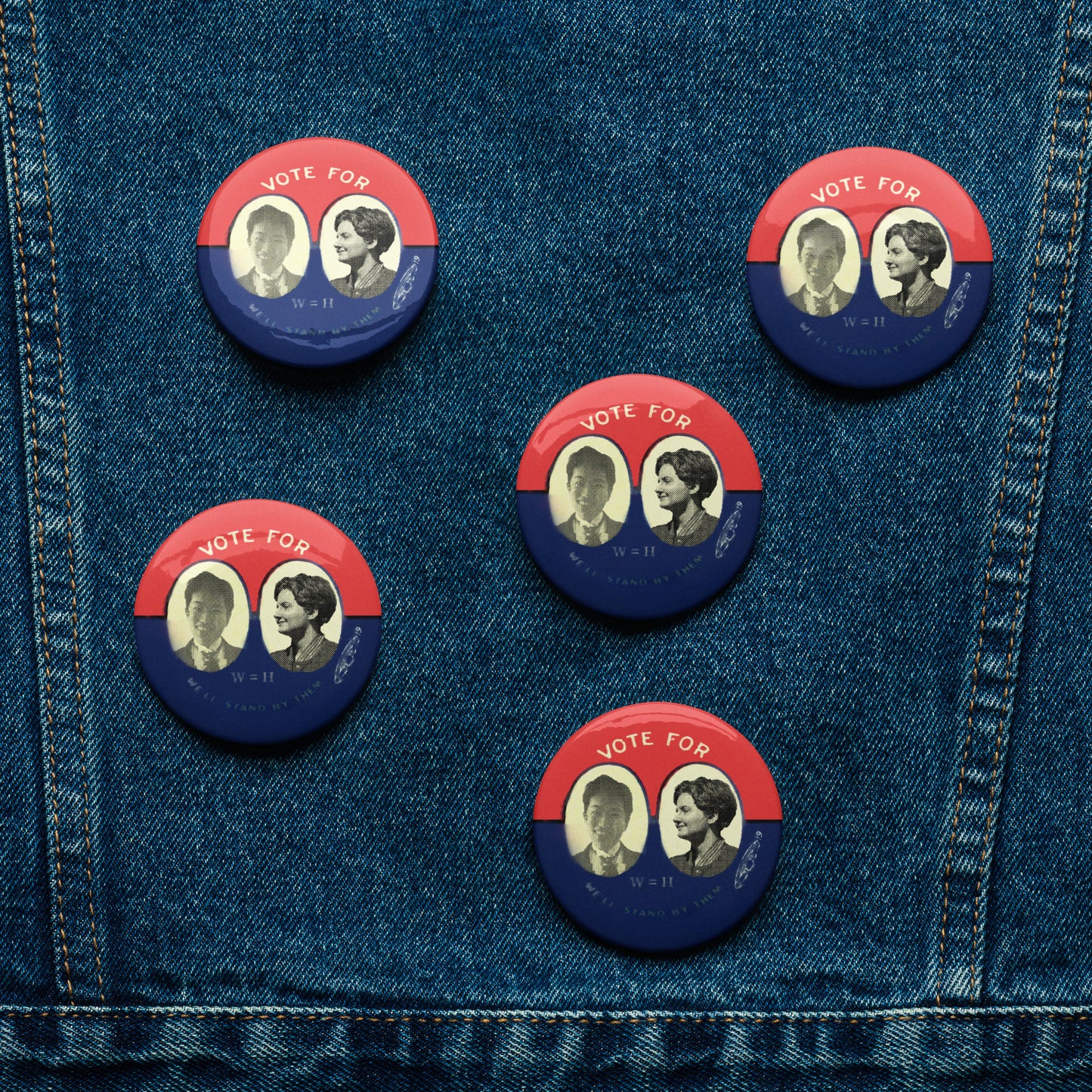 I Voted Radiograph! set of pins